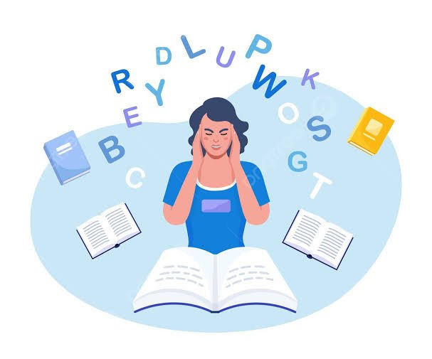 Estudiante practicando lectura